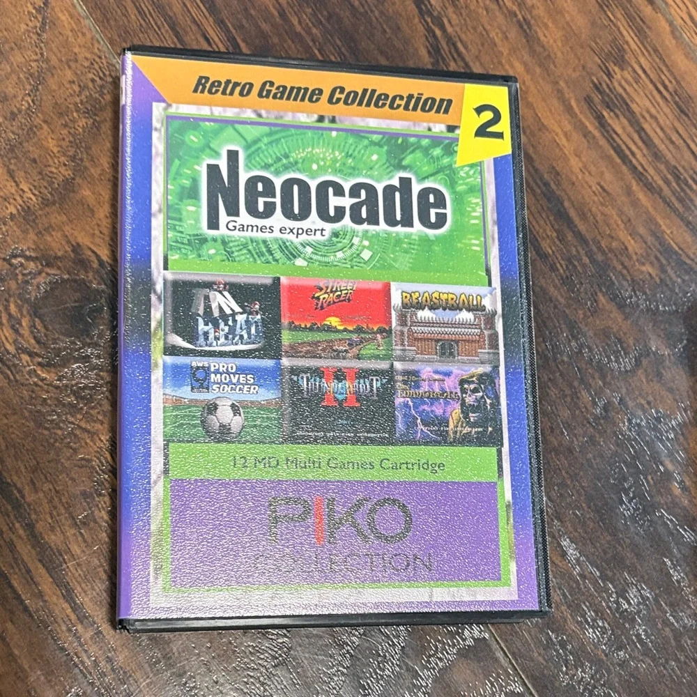 Neocade MD200 Portable MD Console - Black/Purple- NEW in Box